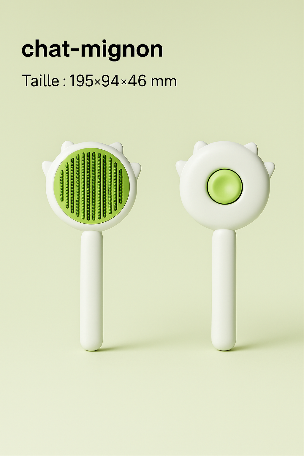 Brosse de Toilette Animaux– Chats, Chiens, Lapins...