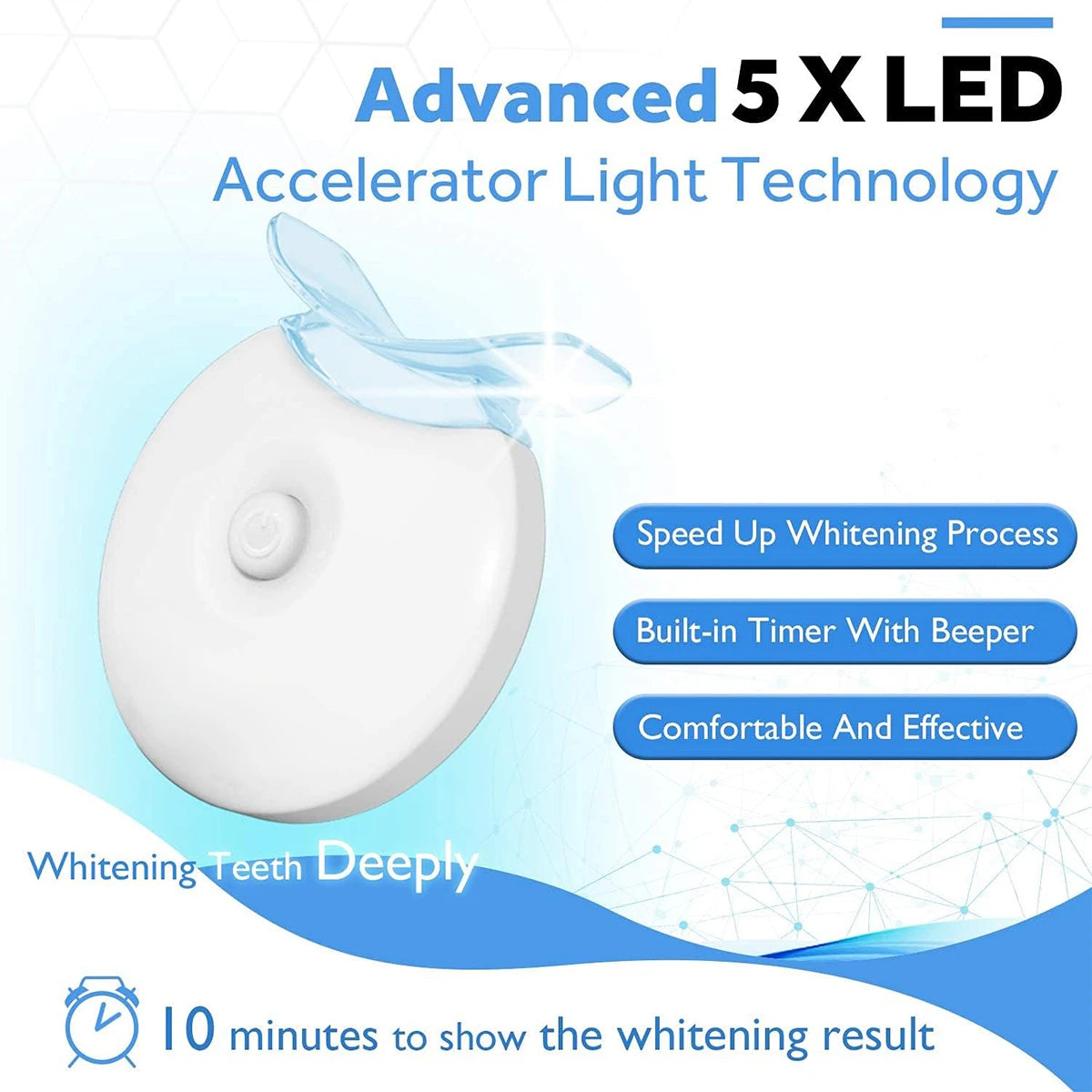 🦷✨ Kit Blanchiment Dentaire Complet LED + Gel 35%