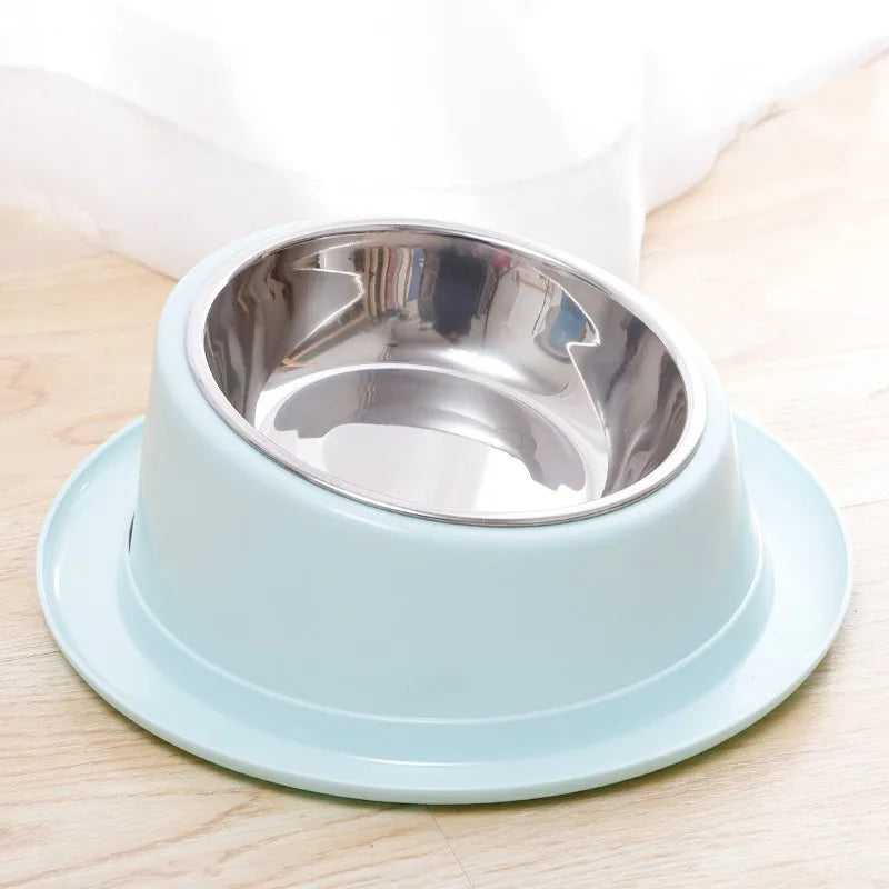 Bol incliné antifourmis pour chat et chien – Gamelle ergonomique en inox – Livraison offerte