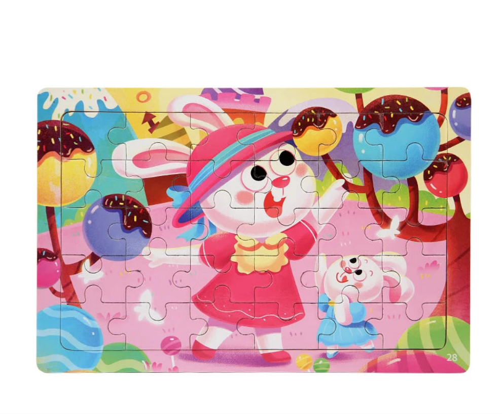 Puzzle en bois 30 pcs – Dinosaures, Sirène ou Camion de pompiers : explore, découvre, grandis ! “Stimule la concentration, la mémoire visuelle et la motricité fine – Jouet éducatif, sain et adorable."