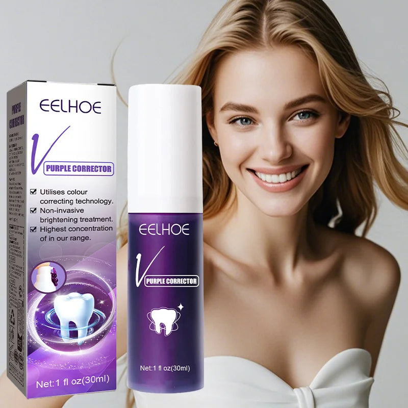 💜 Correcteur blanchissant anti-teint Jaune – Éclat Instantané des Dents 30ml