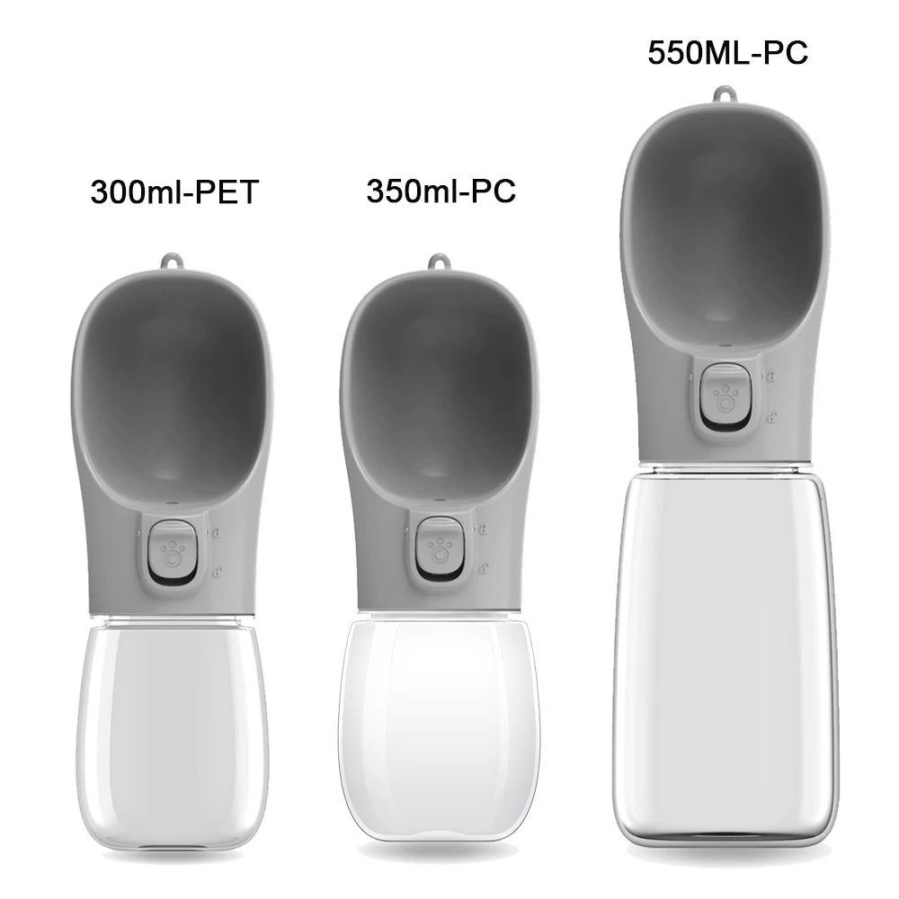 Gourde Distributeur d'eau, anti-fuite, pour les voyages et les promenades menades, pour animaux de compagnie