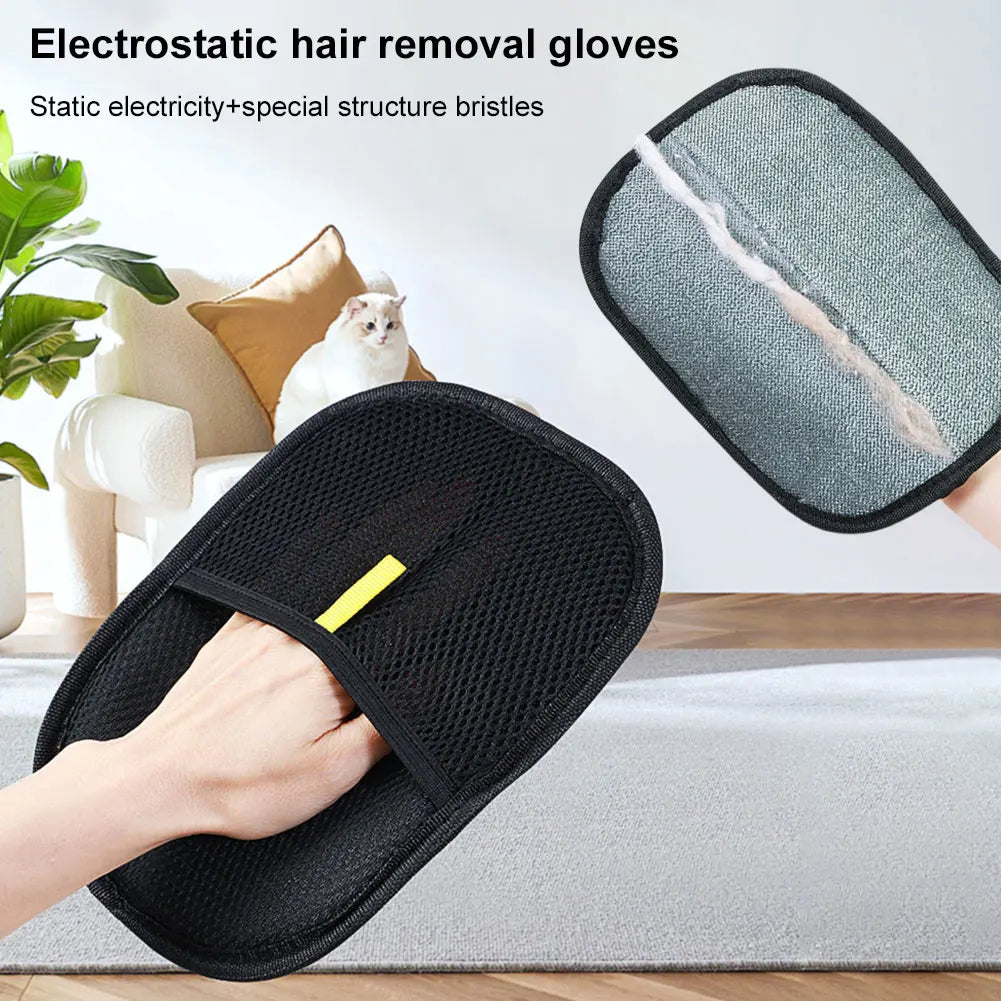 Gant pour enlever les poils d'animaux, gants pour enlever les poils d'animaux, brosse pour démêlage, pour chats et chiens