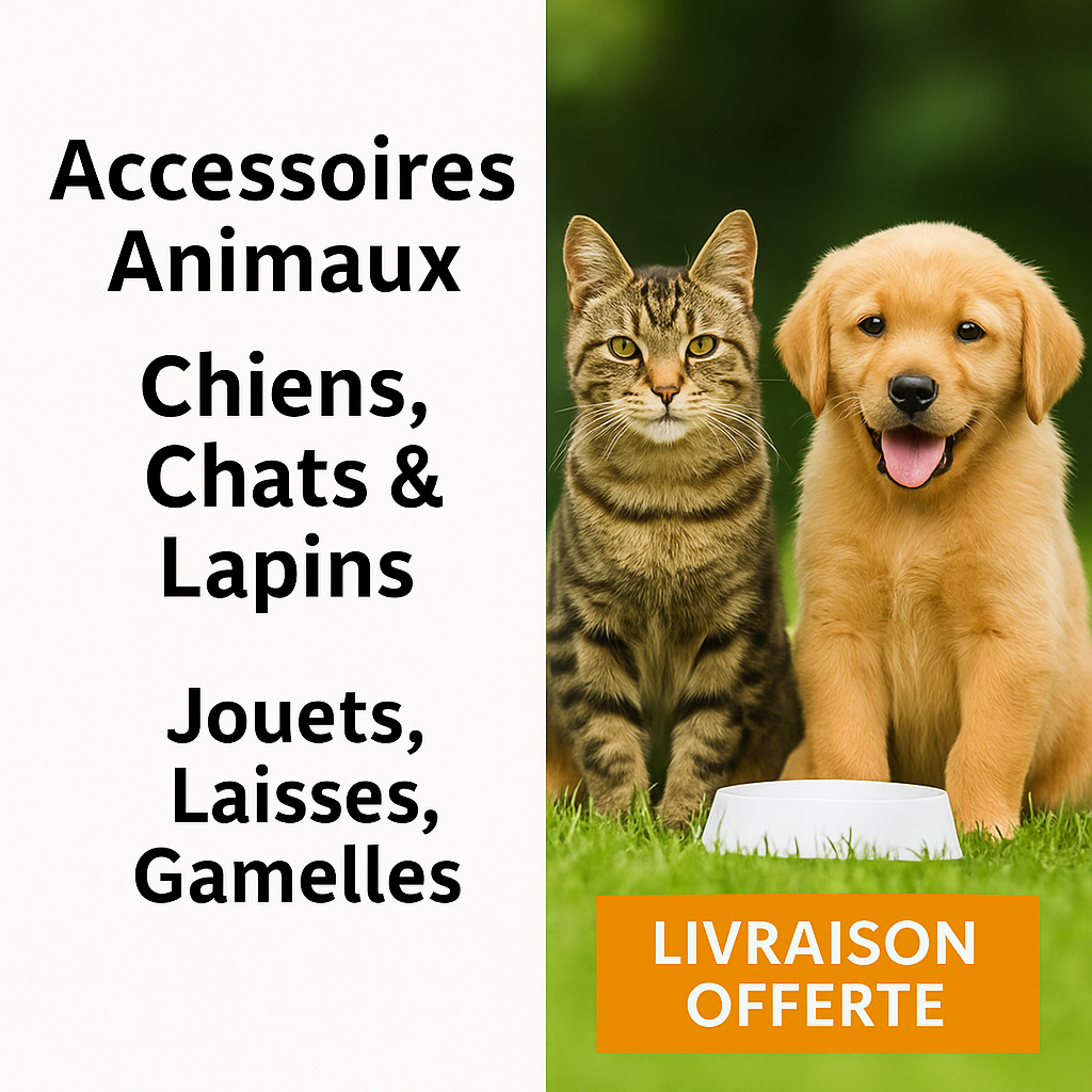 Accessoires Animaux – Chiens, Chats & Lapins | Jouets, Laisses, Gamelles