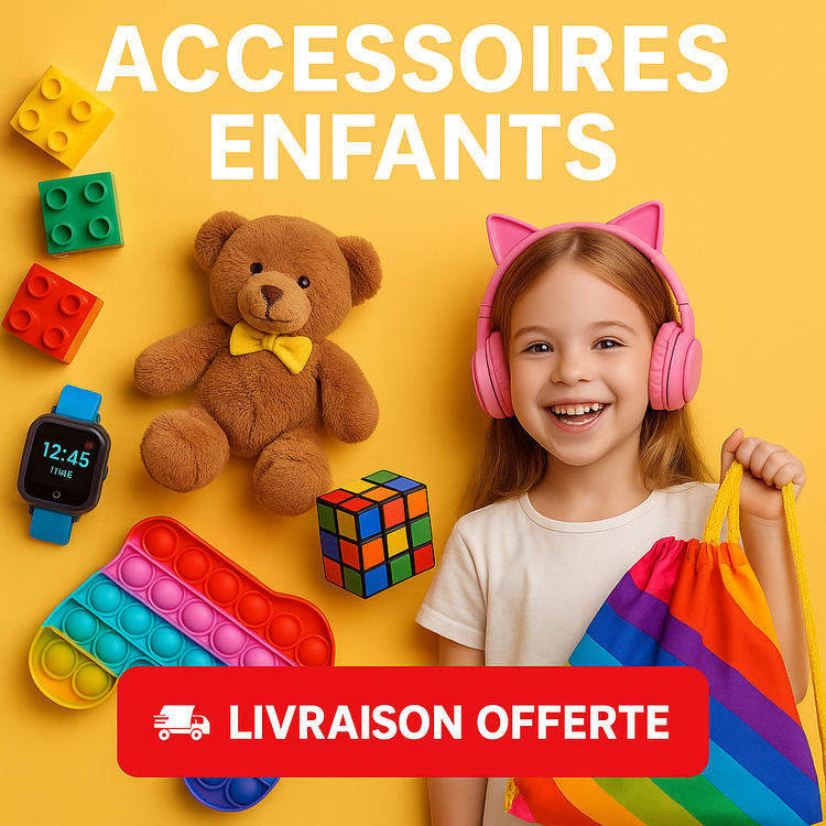 Accessoires pour Enfants Jeux, Gadgets & Idées Cadeaux
