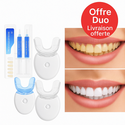 🦷✨ Kit Blanchiment Dentaire Complet LED + Gel 35%