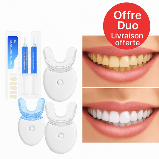 🦷✨ Kit Blanchiment Dentaire Complet LED + Gel 35%