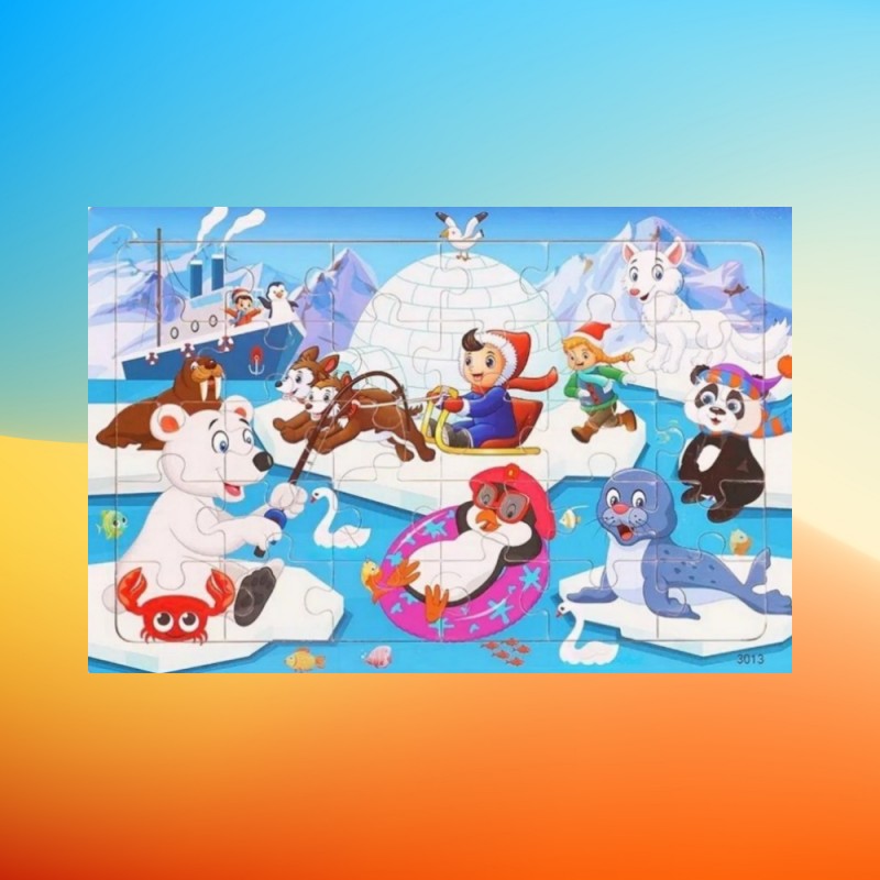 Puzzles Colorés 30 Pièces – Jeu Éducatif