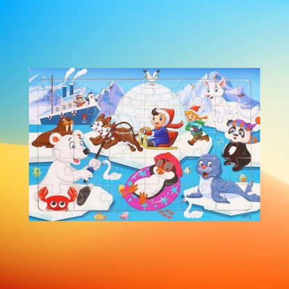 Puzzles Colorés 30 Pièces – Jeu Éducatif