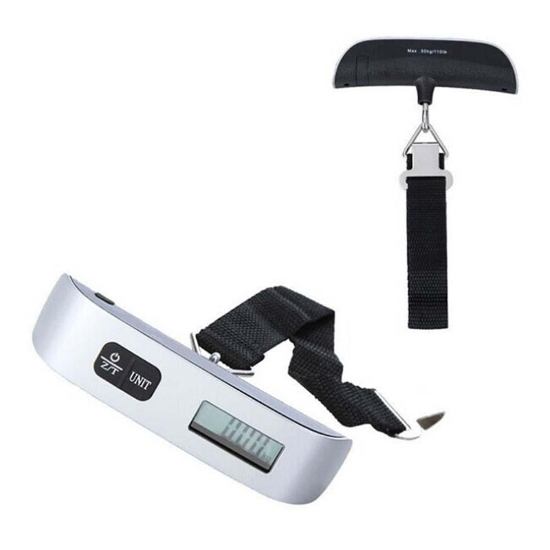 ⚖️ Balance à Bagages Portable Électronique – Jusqu’à 50 kg – Écran LCD Rétroéclairé