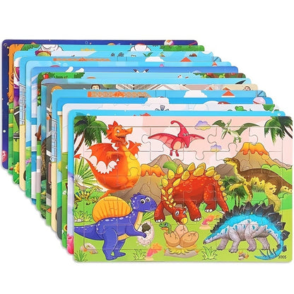 Puzzles Colorés 30 Pièces – Jeu Éducatif