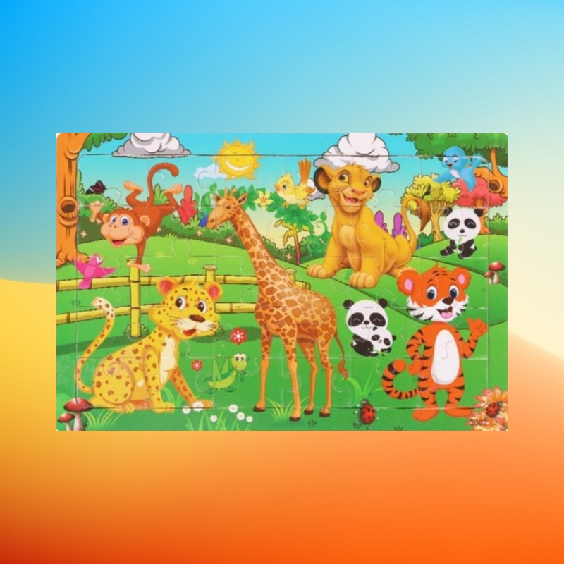 Puzzles Colorés 30 Pièces – Jeu Éducatif