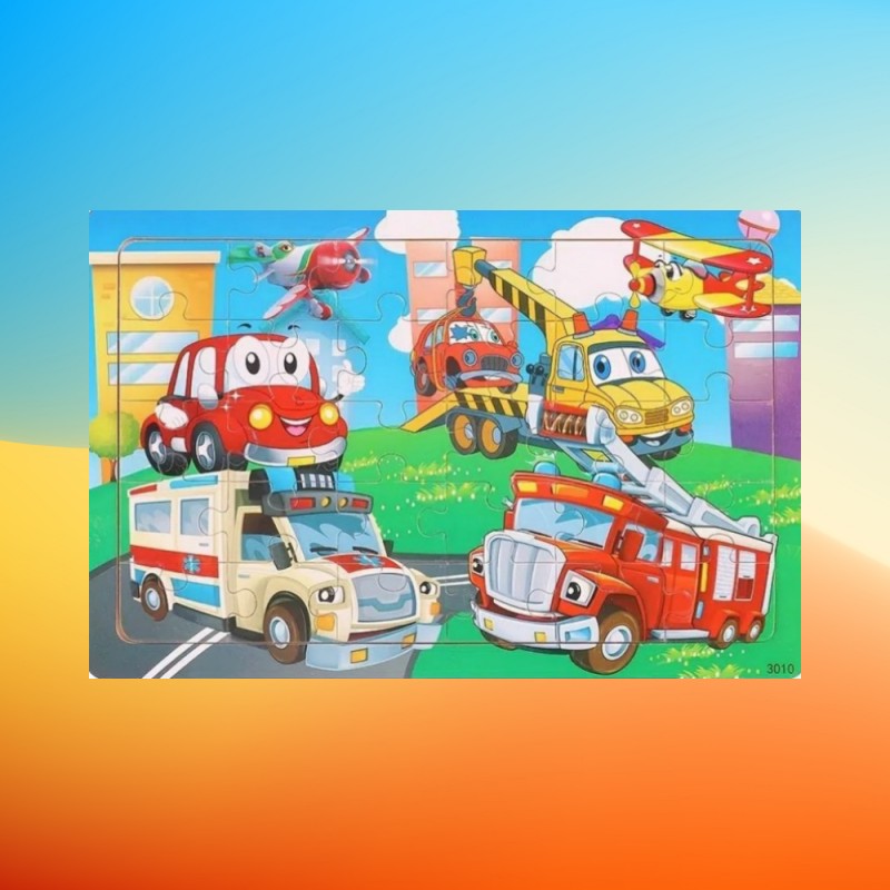 Puzzles Colorés 30 Pièces – Jeu Éducatif