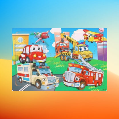 Puzzles Colorés 30 Pièces – Jeu Éducatif