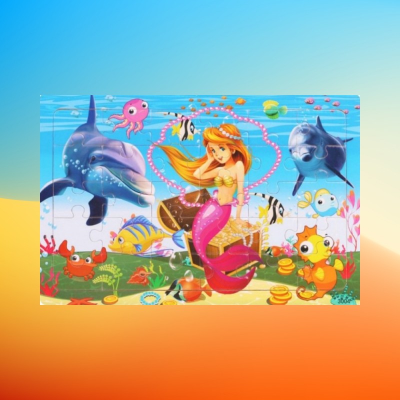 Puzzles Colorés 30 Pièces – Jeu Éducatif