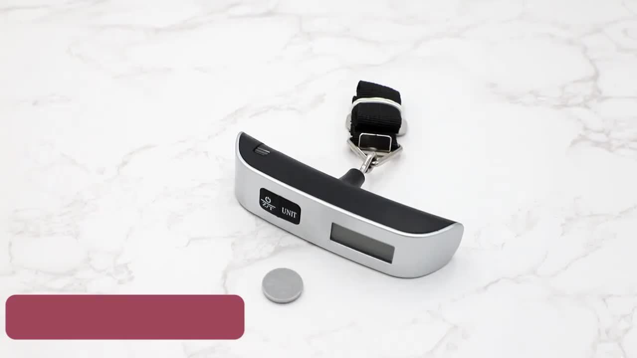⚖️ Balance à Bagages Portable Électronique – Jusqu’à 50 kg – Écran LCD Rétroéclairé