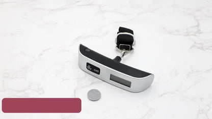 ⚖️ Balance à Bagages Portable Électronique – Jusqu’à 50 kg – Écran LCD Rétroéclairé