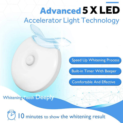 🦷✨ Kit Blanchiment Dentaire Complet LED + Gel 35%