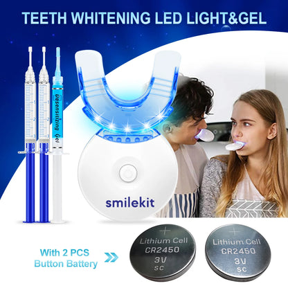 🦷✨ Kit Blanchiment Dentaire Complet LED + Gel 35%