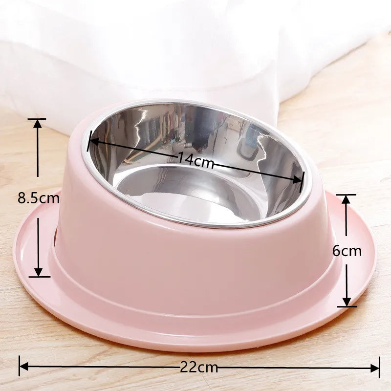 Bol incliné antifourmis pour chat et chien – Gamelle ergonomique en inox – Livraison offerte