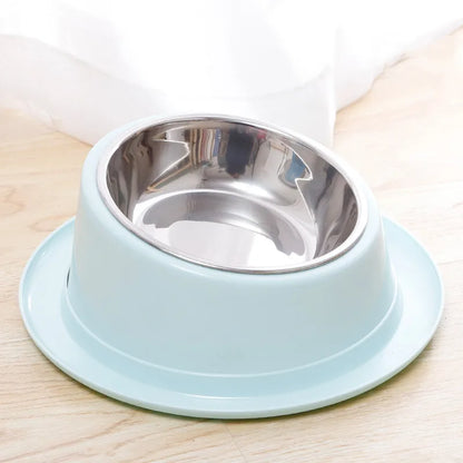 Bol incliné antifourmis pour chat et chien – Gamelle ergonomique en inox – Livraison offerte