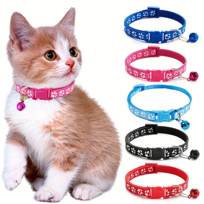 🐾 Collier Tendance pour Chat – Coloré, Réglable & avec Clochette