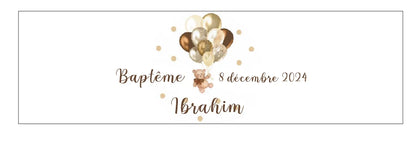 30 étiquettes personnalisées pour bouteilles – Anniversaire, Mariage, Baptême, Événements – Waterproof