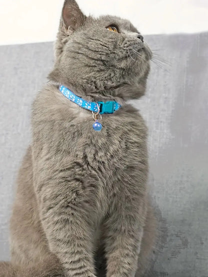 🐾 Collier Tendance pour Chat – Coloré, Réglable & avec Clochette