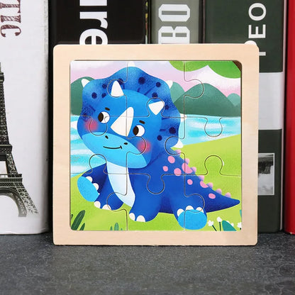👉 Puzzle Éducatif en Bois pour Enfants (Animaux & Véhicules)  Jouet Montessori 3D dès 3 ans
