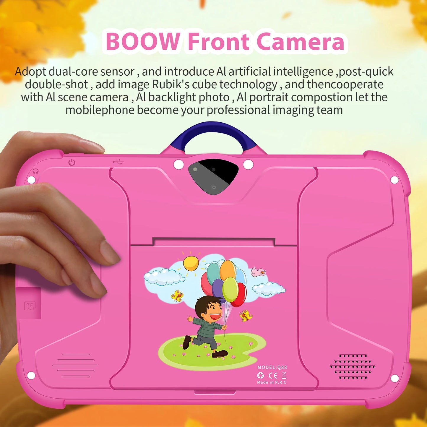 Tablette Éducative Enfant 7'' – Android, 64 Go, Étui Résistant, Jeux & Apprentissage Ludique – Idée Cadeau Parfaite !"