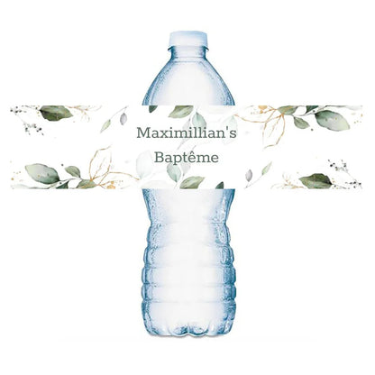 30 étiquettes personnalisées pour bouteilles – Anniversaire, Mariage, Baptême, Événements – Waterproof