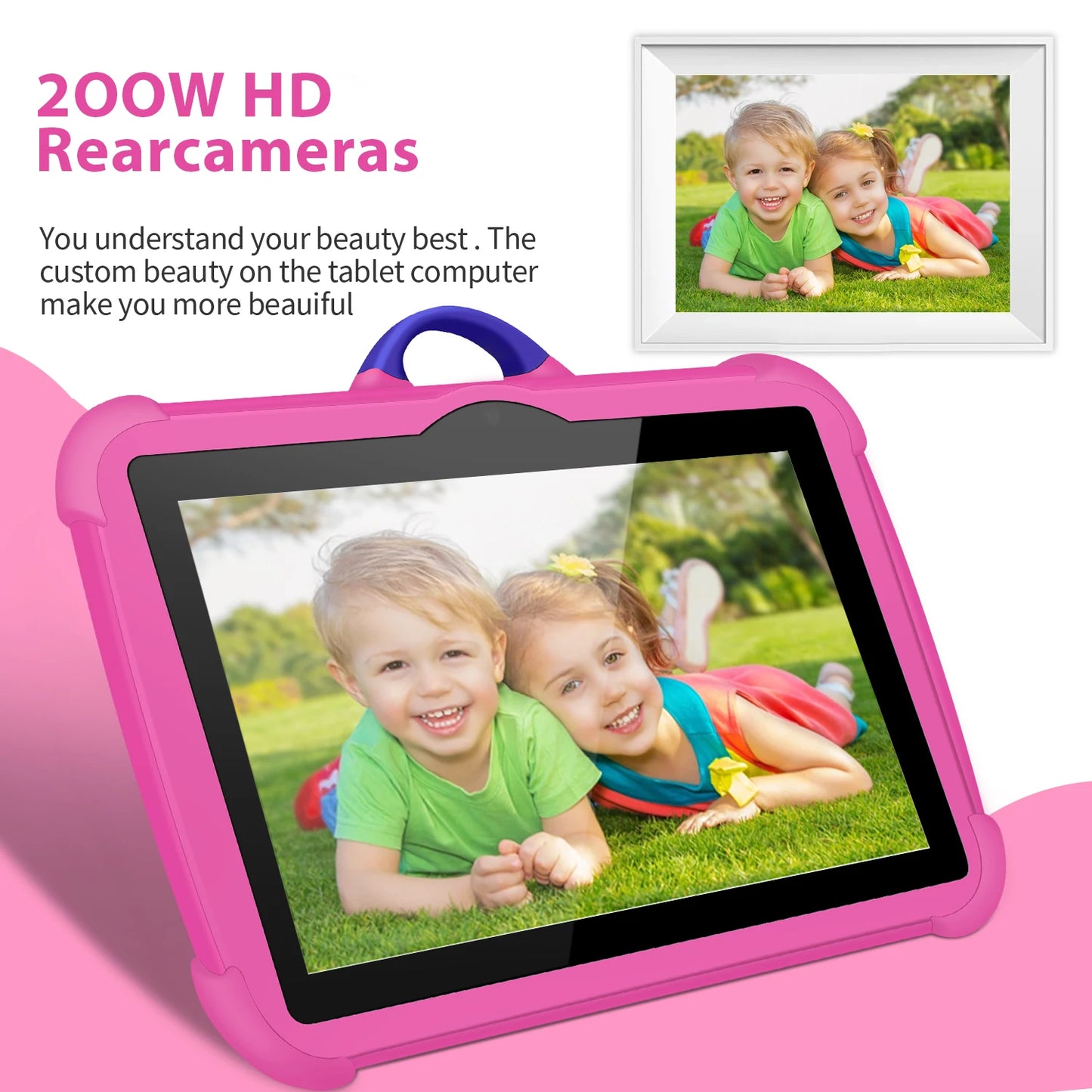 Tablette Éducative Enfant 7'' – Android, 64 Go, Étui Résistant, Jeux & Apprentissage Ludique – Idée Cadeau Parfaite !"