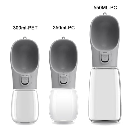 Gourde Distributeur d'eau, anti-fuite, pour les voyages et les promenades menades, pour animaux de compagnie