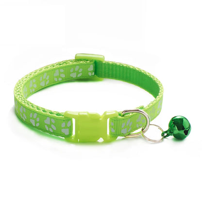 🐾 Collier Tendance pour Chat – Coloré, Réglable & avec Clochette