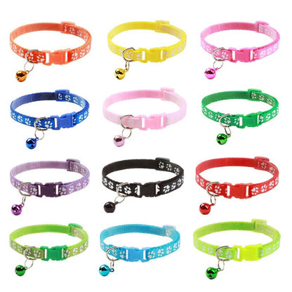 🐾 Collier Tendance pour Chat – Coloré, Réglable & avec Clochette