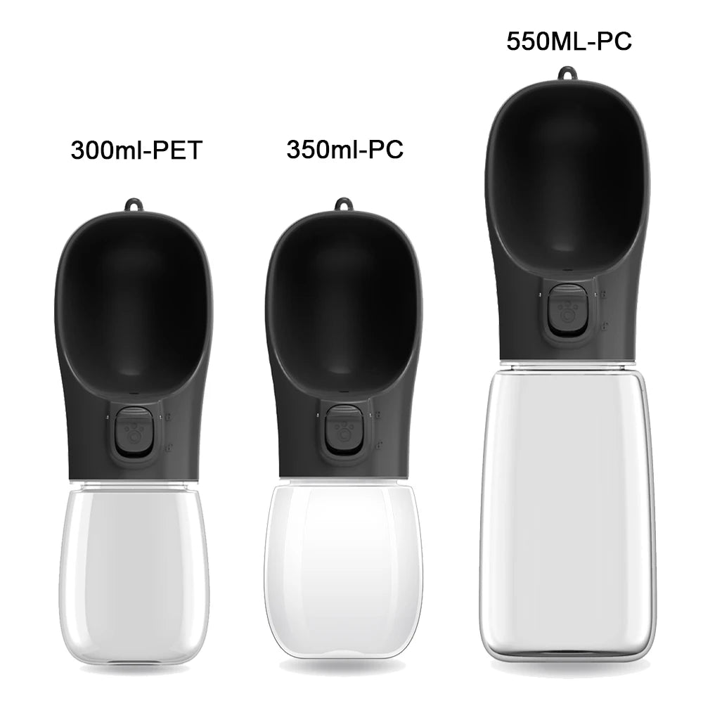 Gourde Distributeur d'eau, anti-fuite, pour les voyages et les promenades menades, pour animaux de compagnie