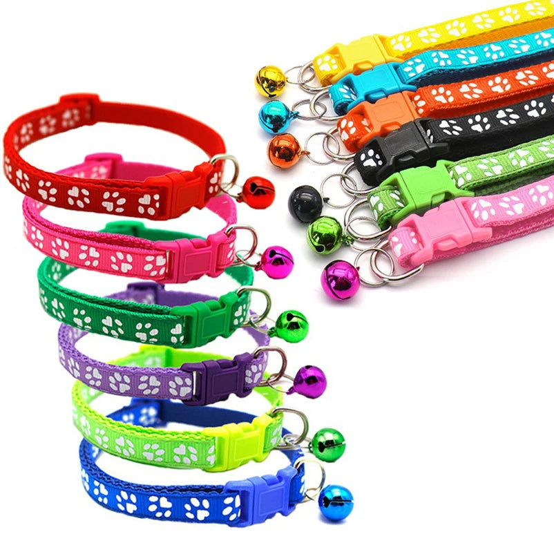 🐾 Collier Tendance pour Chat – Coloré, Réglable & avec Clochette