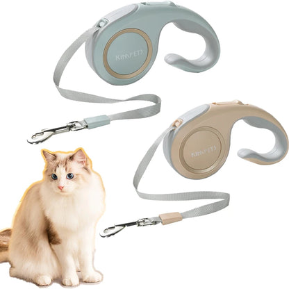 Laisse rétractable en nylon 3/5 m pour chiens & chats