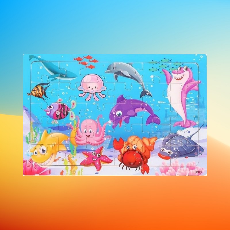 Puzzles Colorés 30 Pièces – Jeu Éducatif