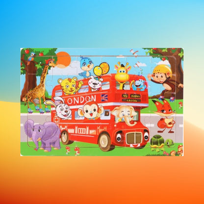 Puzzles Colorés 30 Pièces – Jeu Éducatif