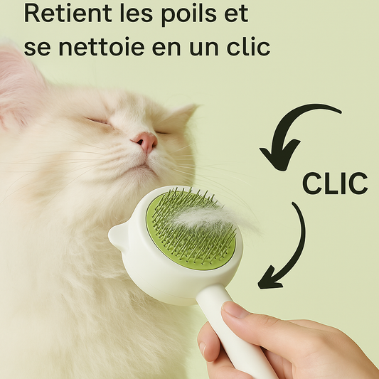 Brosse de Toilette Animaux– Chats, Chiens, Lapins...