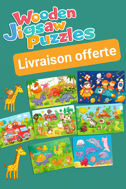 Puzzles Colorés 30 Pièces – Jeu Éducatif
