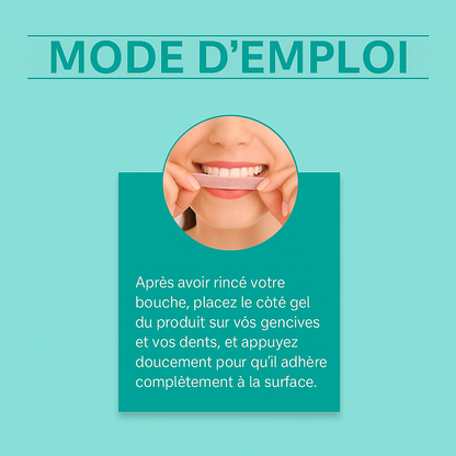 🦷 Bandelettes blanchissantes pour des dents blanches