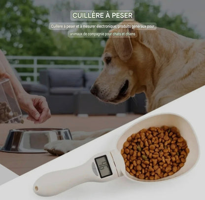 Cuillère balance électronique 4 en 1 – Mesure g, ml, cup, oz – Idéal cuisine & croquettes animaux